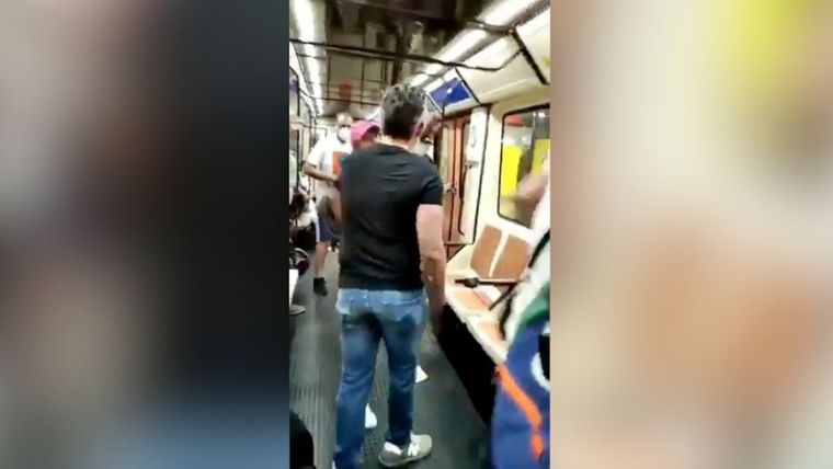 Captura de pantalla de la agresión. Foto: As.