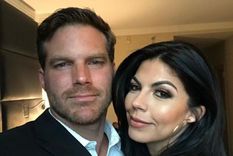 África Zavala junto a su pareja León Peraza. Foto: Instagram