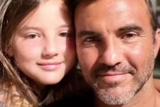 Sienna Cubero festejó sus diez años con su papá Fabián. Foto: Instagram Fabián Cubero