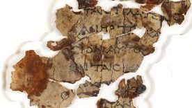 Los fragmentos fueron escritos en griego, excepto por la palabra Dios, que estaba en hebreo. Foto: ISRAEL ANTIQUITIES AUTHORITY