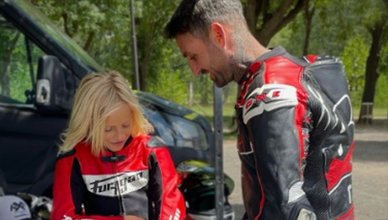 Lorenzo junto a Diego Pierluigi. Foto: @lolosomaspro