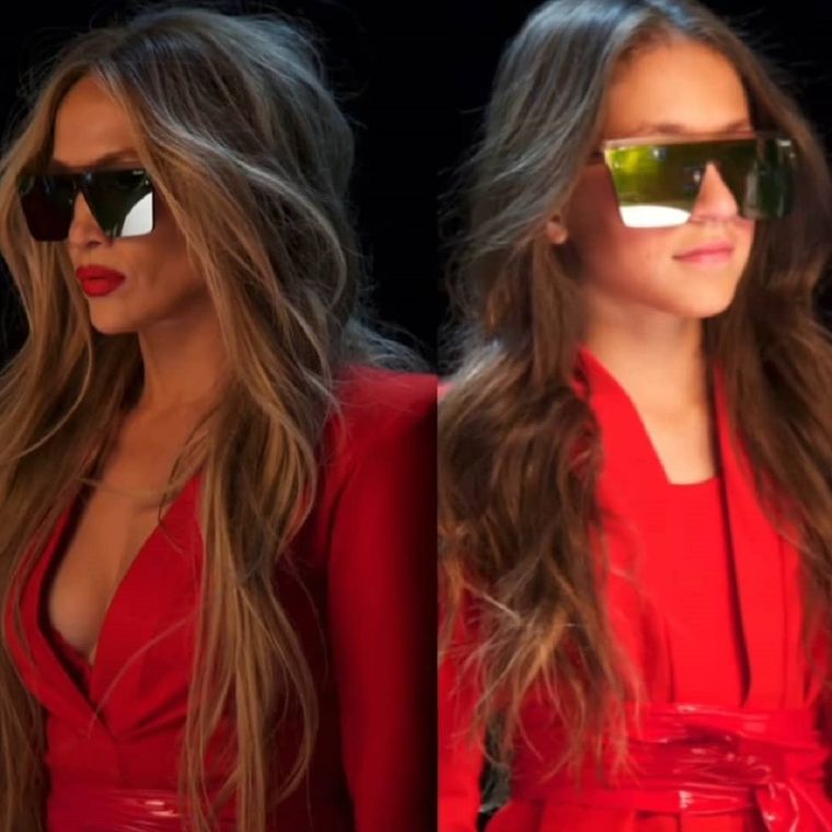 Jennifer Lopez junto a su hija Emme Muñiz Foto: Instagram