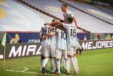 La gran victoria ante Uruguay dejó a Argentina con un pie en cuartos de final Foto: AFA La gran victoria ante Uruguay dejó a Argentina con un pie en cuartos de final Foto: AFA