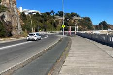 El auto en el que huyeron los delincuentes