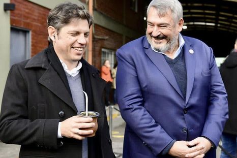 Axel Kicllof y Jorge DOnofrio Axel Kicllof y Jorge DOnofrio