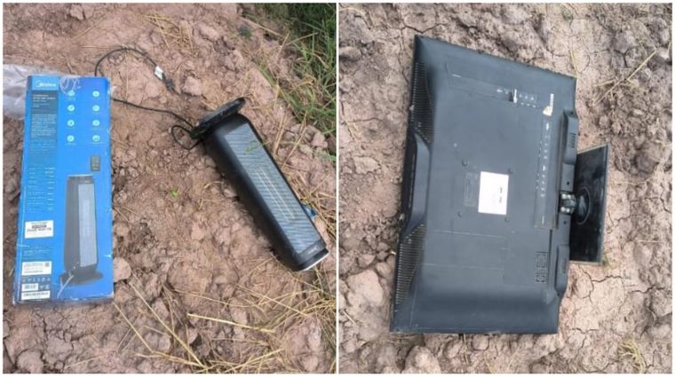 Los elementos robados que fueron recuperados en Maipú. Los elementos robados que fueron recuperados en Maipú. 