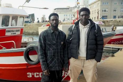 Ibrahima Diack y Magatte N´Diaye son amigos desde niños. Foto: BBC Mundo