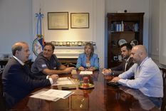 alejandra monteoliva recibio al ministro de seguridad de kicillof: seguridad y orden