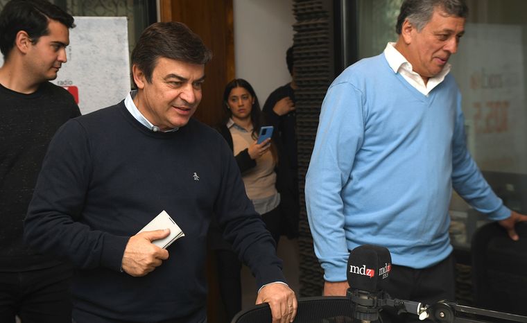 De MArchi y Orozco pasaron por MDZ y MDZ Radio. Foto: Walter Moreno / MDZ