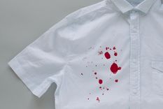 Mancha de sangre Una de las manchas más difíciles. Foto: Fuente: Shutterstock