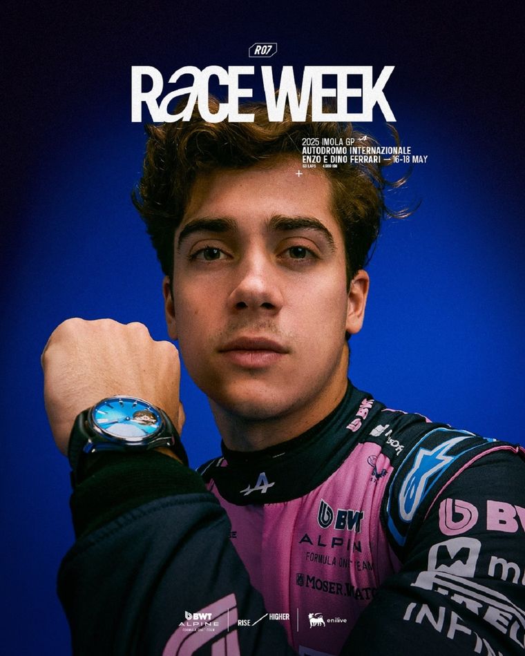 Franco Colapinto vuelve a la F1 y promete dar pelea con el monoplaza Alpine A525. Foto: @AlpineF1Team