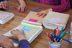 Los útiles escolares en la vuelta a clases. Los útiles escolares en la vuelta a clases.