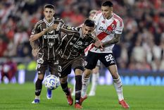 Nacho Vázquez, protagonista de un insólito momento en el Monumental. Foto: Fotobaires Nacho Vázquez, protagonista de un insólito momento en el Monumental. Foto: Fotobaires