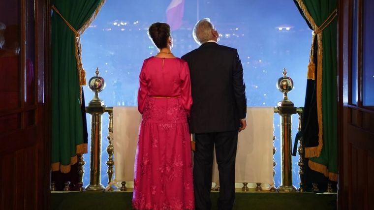 Beatriz Gutierrez Muller y Andrés Manuel López Obrador Foto: Fuente: Imagen / @beatrizgutierrezmuller