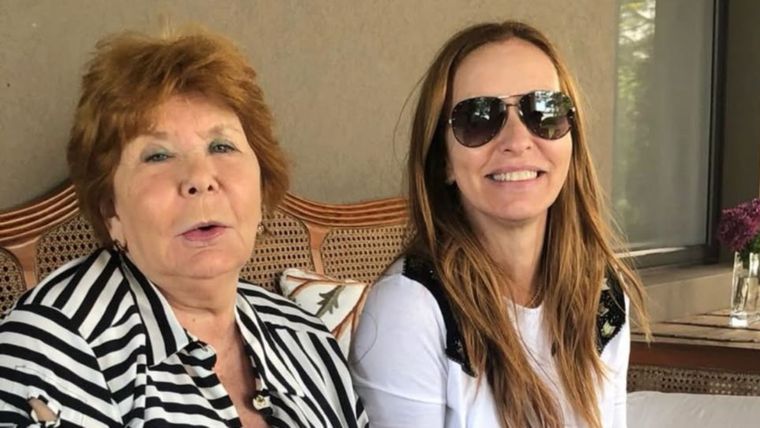 Analía Franchín despidió a su madre.&nbsp;