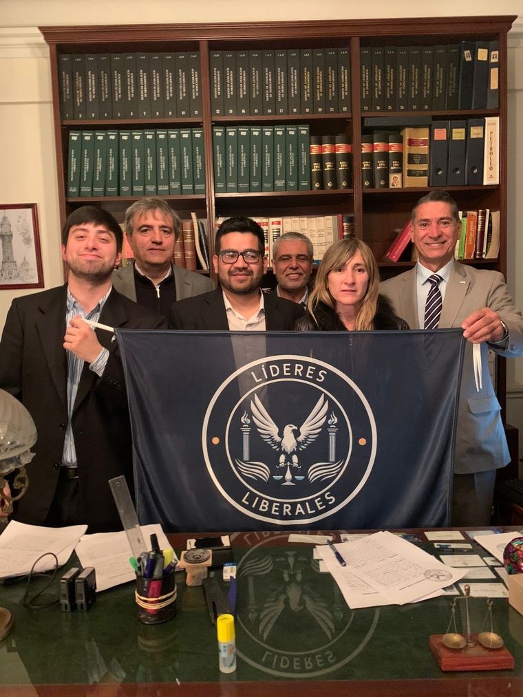 Los integrantes del PD que son los lideres liberatarios Foto: Prensa PD