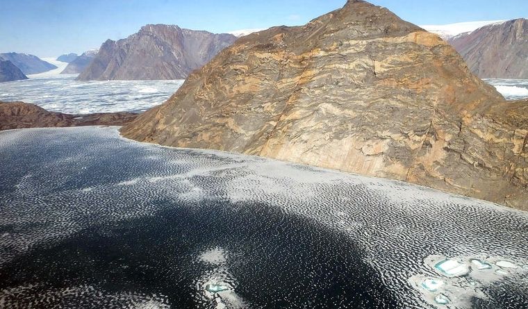 La isla sufre un fuerte proceso de deshielo. Foto: Efe.