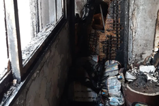 las fuertes imagenes del departamento de recoleta tras el incendio