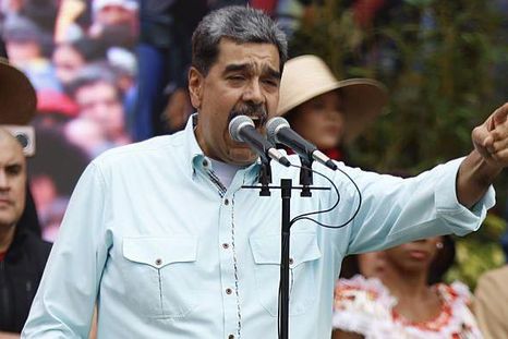 Maduro este miércoles en Caracas antes de que se conociera la noticia de la confiscación del buque.