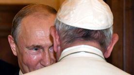 Vladimir Putin visitó el Vaticano y estuvo con el papa Francisco en 2015. Foto: Efe.