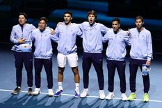 Una foto que ya no se verá, con Coria como capitán. Foto: Copa Davis Una foto que ya no se verá, con Coria como capitán. Foto: Copa Davis