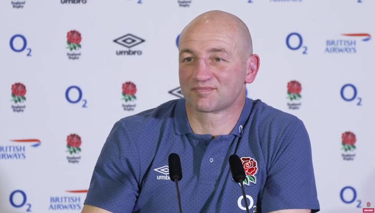 Steve Borthwick, entrenador de Inglaterra. Foto: Captura