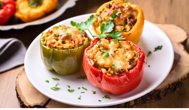 Cómo hacer pimientos rellenos de carne jugosos y sabrosos Foto: Shutterstock