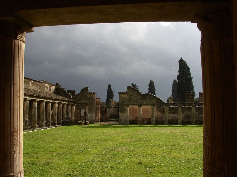 La ciudad de Pompeya.