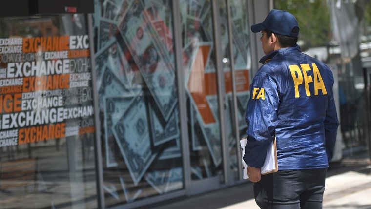 En la semana hubo diversos allanamientos en entidades financieras Foto: Télam