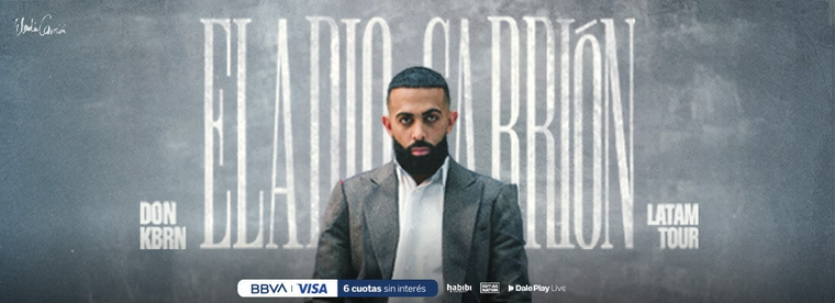 Eladio Carrión. Créditos: Movistar Arena Eladio Carrión. Créditos: Movistar Arena