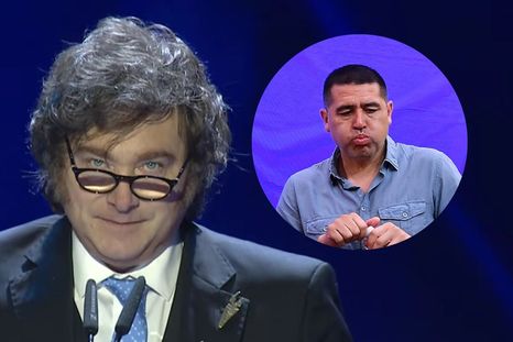 El presidente Javier Milei siempre estuvo enfrentado a Juan Román Riquelme. El presidente Javier Milei siempre estuvo enfrentado a Juan Román Riquelme.
