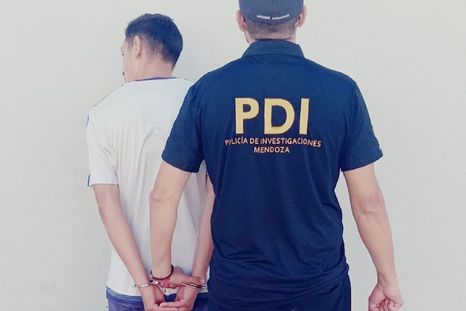 El joven acusado. Foto: Foto: Ministerio de Seguridad de Mendoza