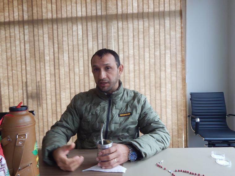 Leonardo Morínigo, productor yerbatero e intendente de la localidad paraguaya de Mayor Otaño. Foto: Foto: Alejandro Spivak