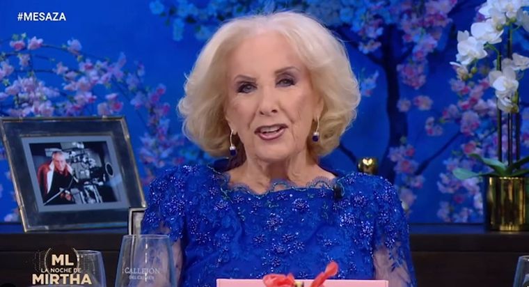 Mirtha Legrand arremetió contra Alberto Fernández Foto: Captura de pantalla