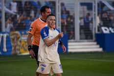 El primer grito de gol de Santi Martínez en Godoy Cruz.&nbsp;