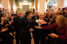 Javier Milei encabezó un acto en la Bolsa de Comercio Javier Milei encabezó un acto en la Bolsa de Comercio