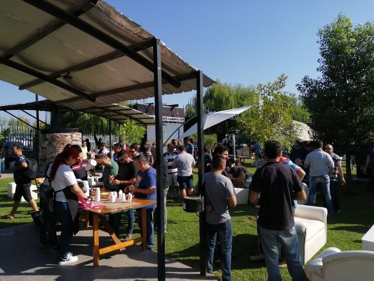 El plenario, hoy en Maipú.