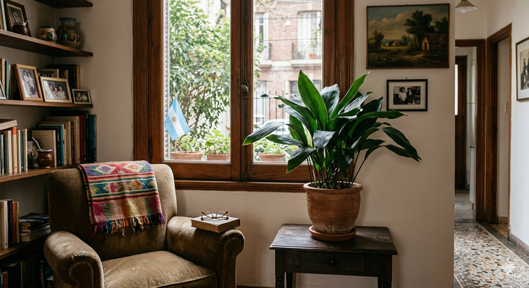 Las plantas que resisten a la calefacción. Fuente: IA Gemini.