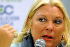 carrio: lorenzetti entrego la ley de medios a cambio de la caja