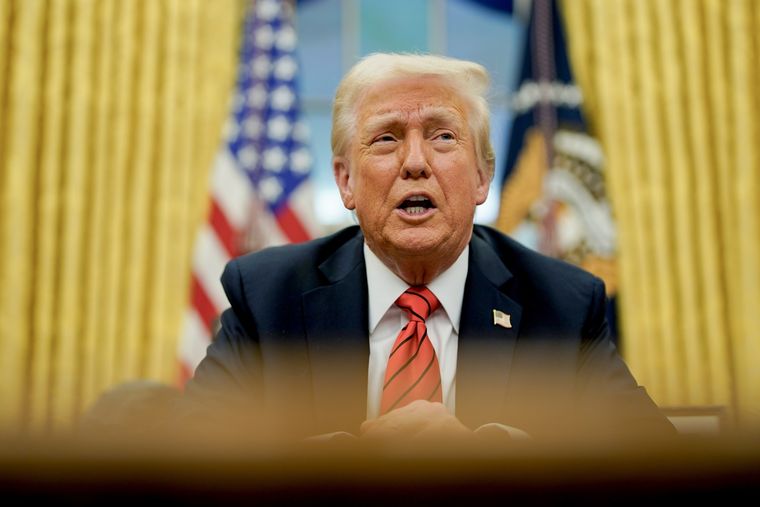 Hace unas semanas, Donald Trump le presentó el plan de 20 pasos a Netanyahu en la Casa Blanca. Foto: EFE