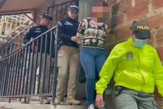 Una de las mujeres detenidas Foto: Alcaldía de Medellín