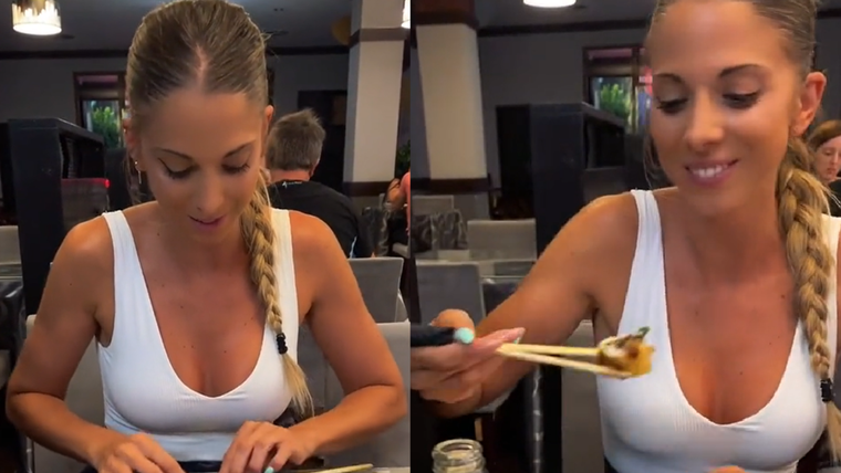 La influencer usó un método eficaz y sencillo Foto: Captura video