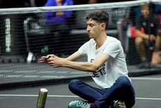 Un activista se incendió un brazo en plena Laver Cup.