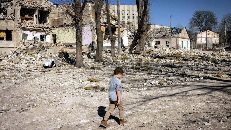 Los civiles pagan caro la guerra en Ucrania. Foto: Rtve.