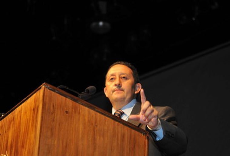 El gobernador habló otra vez de su talón de Aquiles:la inseguridad. Foto: Gerardo Gómez