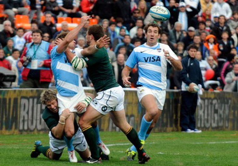 Los Pumas y su enfrentamiento ante Sudáfrica. Foto: MDZ