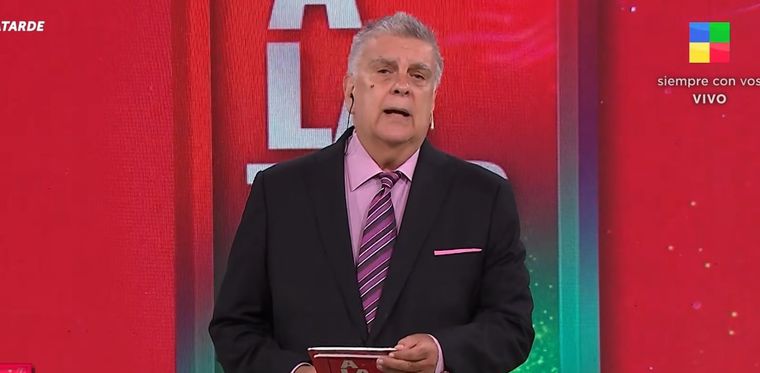 Luis Ventura, preocupado por amenaza de bomba. Foto: Captura pantalla Canal América.