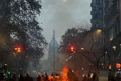 MDZol | Los incendios en la calle Foto: MDZ / Dante Kaplanski