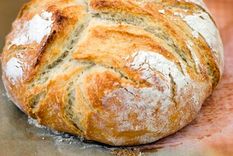 Pan casero sin amasado. Foto: Pinterest