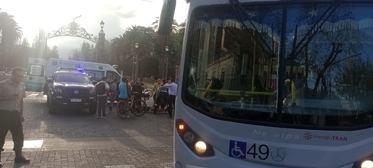 Grave accidente en los portones del parque Foto: Foto: MDZ